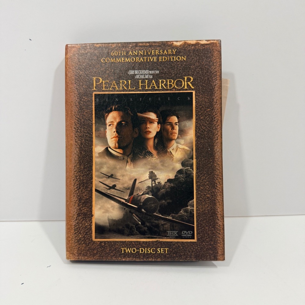 Pearl Harbor DVD Movie 60th Anniversary Commemorative Edition Two-Disc Set Good